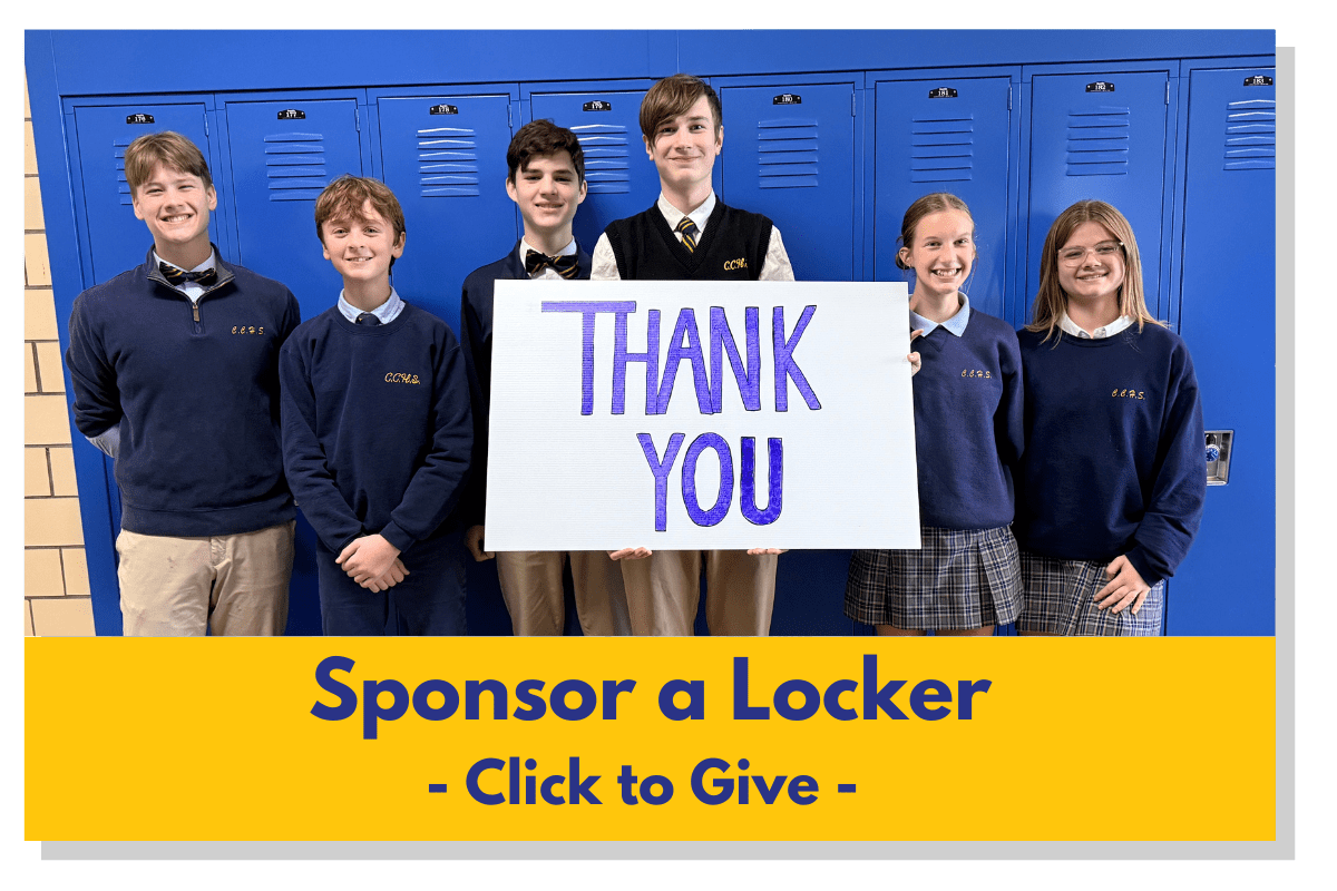 Sponsor a New Crusader Blue Locker! Sponsor a CCHS Locker